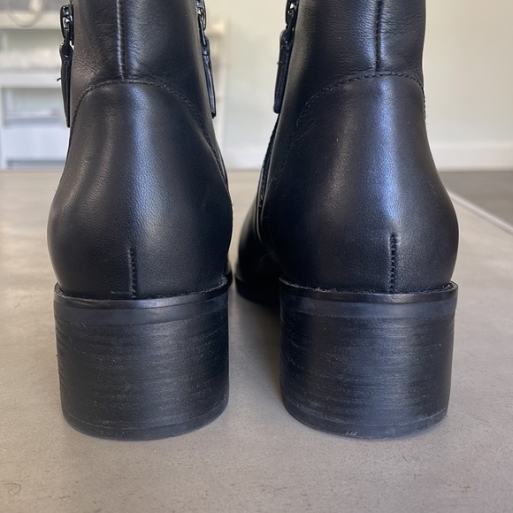 Cole Haan Black Booties Lyla Waterproof - Picture 6 of 8